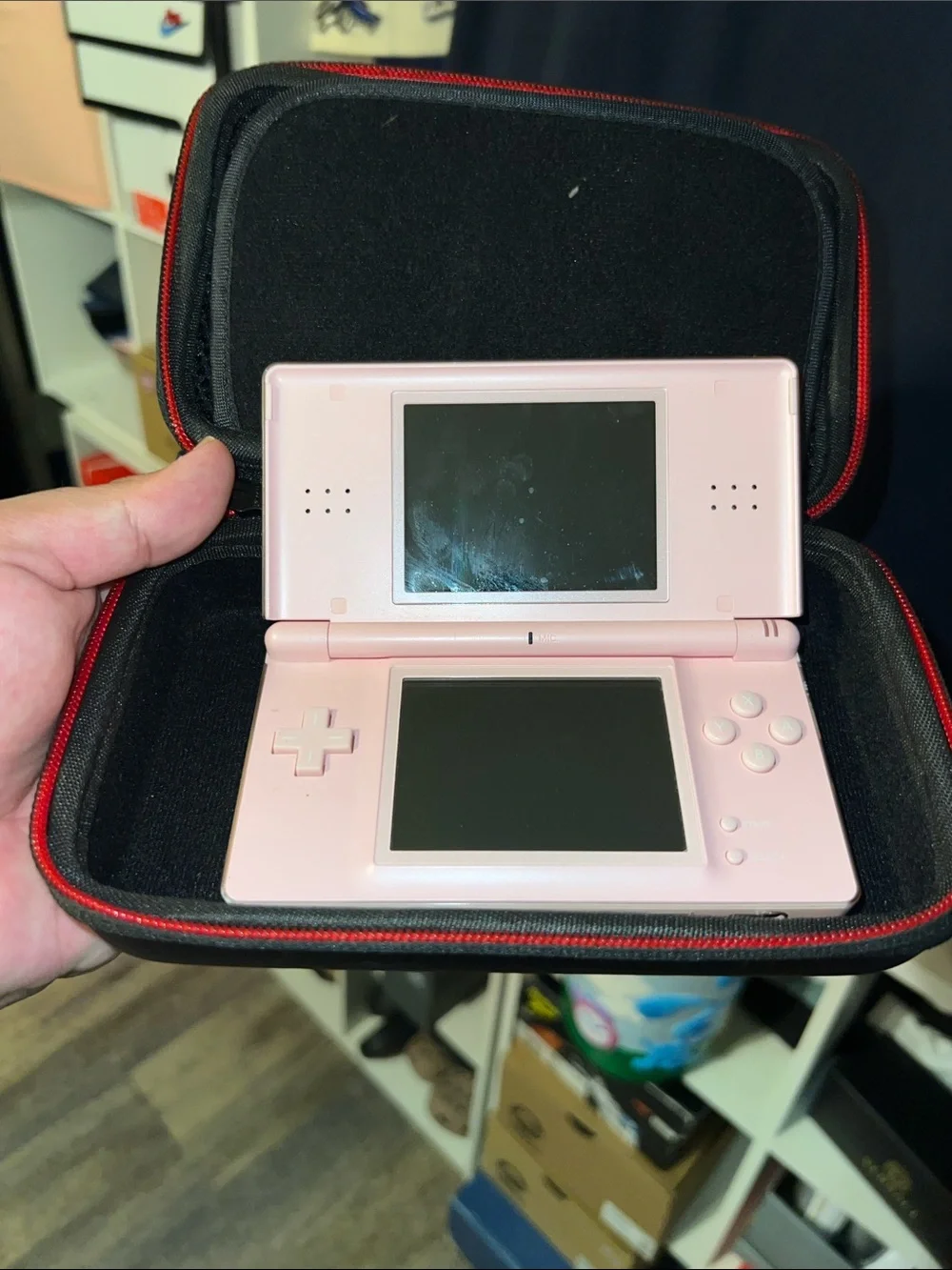 Nintendo DS Lite Light Pink Console bundle